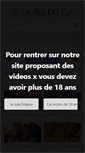 Mobile Screenshot of le-roi-du-cul.com
